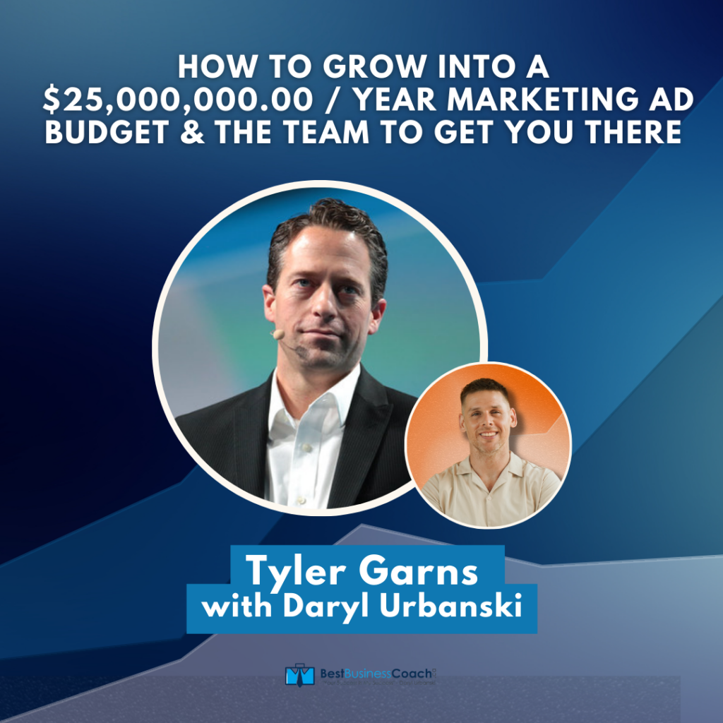 How To Grow Into A $25,000,000.00 / Year Marketing Ad Budget & The Team To Get You There – With Tyler Garns