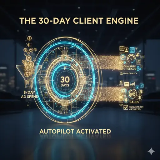 Install the 30-Day Client Engine Which Attracts Qualified Leads and Sales on Autopilot