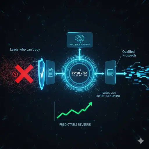 The Buyer-Only Sales System gives you the complete framework to close only real buyers