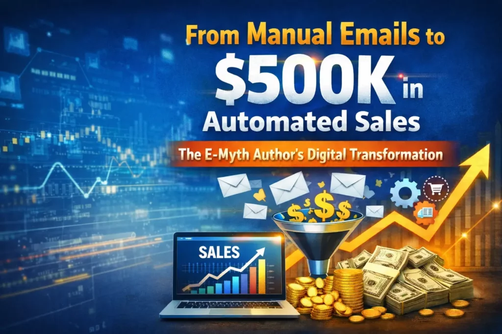 From Manual Emails to $500K in Automated Sales: The E-Myth Author’s Digital Transformation
