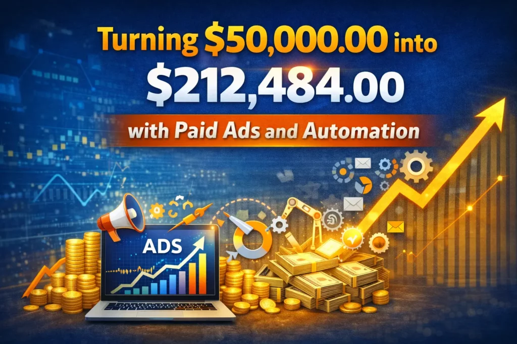 Turning $50,000.00 into $212,484.00 with Paid Ads and Automation