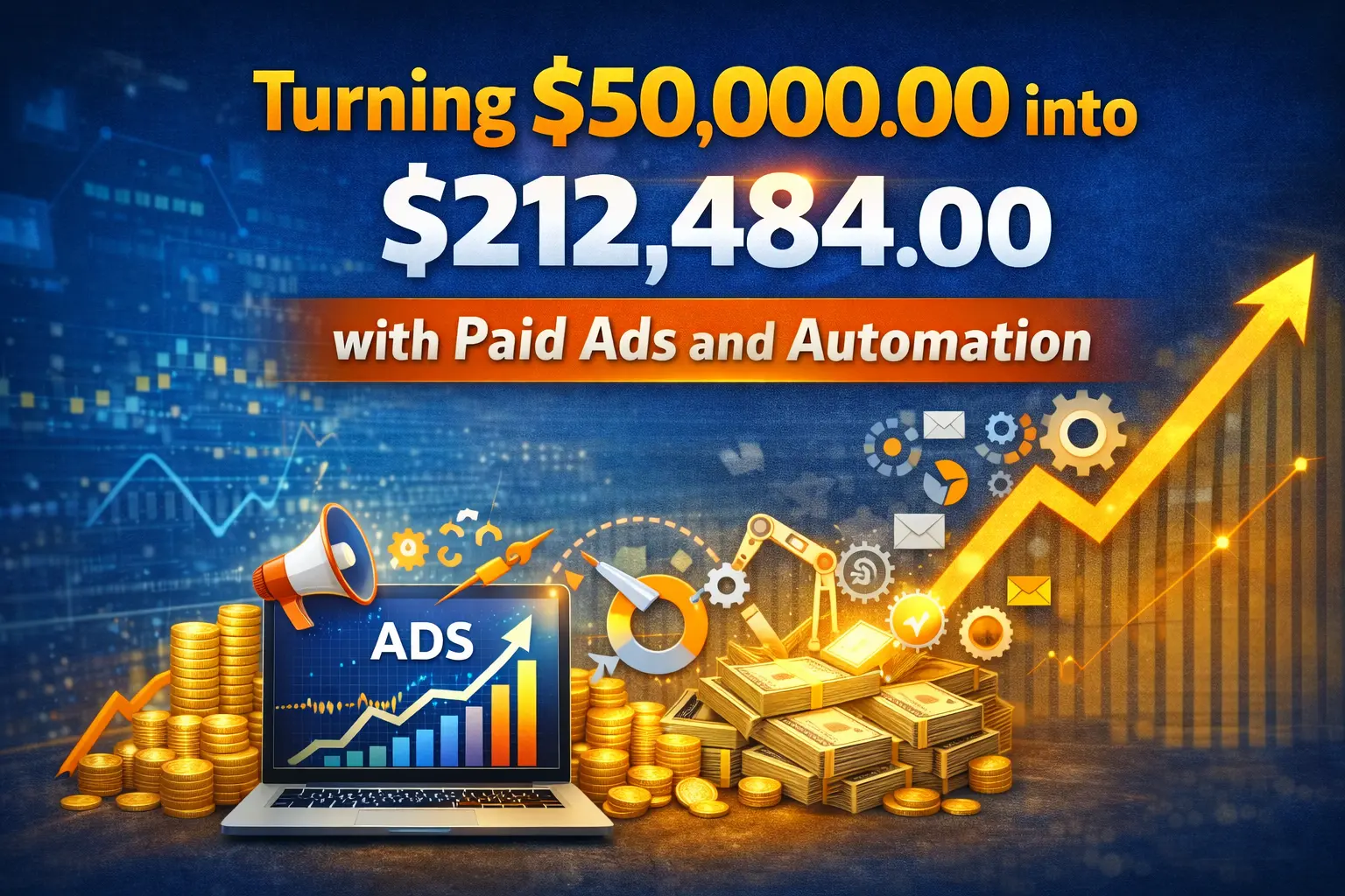 Turning $50,000.00 into $212,484.00 with Paid Ads and Automation
