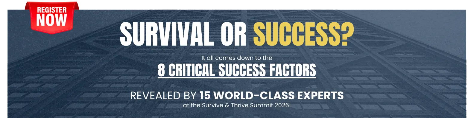 Banner for Survive and Thrive Summit 2026