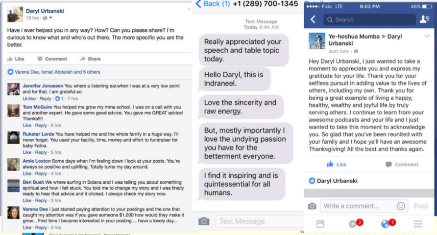 Client testimonial